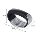Multipurpose Stainless Steel Garlic Press & Crusher | Quick Handy Ginger Garlic Tool