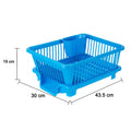 Plastic Sink Dish Drainer & Drying Rack | Kitchen Dish Organizer