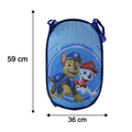 Kids Cartoon Foldable Laundry Basket Toy Storage Hamper (34x59cm)