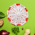 Folding Fruit Basket Foldable Lotus Shape With Hanging Stand (1 Pc)