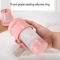 Foldable Electric Juicer 500ml – Portable Blender with 6 Stainless Steel Blades