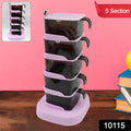 Rotating Spice Jars Vertical Rotatable Seasoning Box 5 Section (1 Set) Variant 2