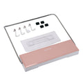Wall Mounted Foldable Wash Basin Storage Rack Shelf with Self Adhesive Sticker (1 Pc)
