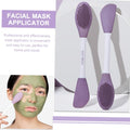 Double-headed Silicone Mask Brush Face Cleansing Mud Mask (1 Pc)