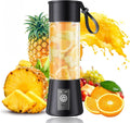 Portable Blender Juicer 400ml – Wireless Charging, 4 Blades, Mini Personal Smoothie Maker