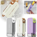Liquid Dispensing Cleaning Brush with Built-In Soap Dispenser