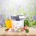 2-in-1 Handy Chopper & Slicer for Fruits Vegetables & Cheese