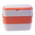 Electric Heated Lunch Box With Stainless Steel Inner Containers (1 Set)