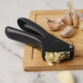 Manual Garlic Press & Crusher Tool for Kitchen | Easy Squeeze Garlic Mincer