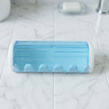 Wall Mounted Toothbrush Holder With Protective Cover (1 Pc)