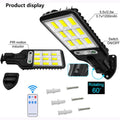 High Power Solar LED Street Light With Motion Sensor & Remote Control