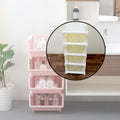 Stackable Foldable Drawer Shelf Storage Organizer Cart 5 Layer (1 Pc)