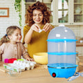 3-Floor Electric Egg Boiler & Food Steamer Cooker