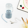 2-in-1 Portable Crusher Juicer 340ml – 6 Steel Blades, USB Rechargeable, Smoothie Sipper with Straw