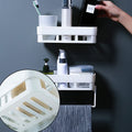 Multipurpose Kitchen & Bathroom Wall Shelf Holder Storage Rack