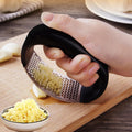 Multipurpose Stainless Steel Garlic Press & Crusher | Quick Handy Ginger Garlic Tool