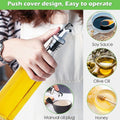 Transparent Glass Oil Dispenser 500ml (Set 2) & Spice Jar 250ml (Set 3) 5 Pcs