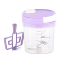 2-in-1 Handy Chopper & Slicer for Fruits Vegetables & Cheese