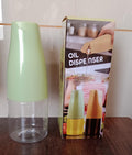 Oil Dispenser 500ml Glass Oil Pot Automatic Open Lid