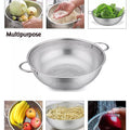 Stainless Steel Collapsible Rice & Vegetable Washing Bowl Strainer