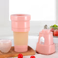 Foldable Electric Juicer 500ml – Portable Blender with 6 Stainless Steel Blades
