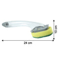 Heavy Duty Soap Dispensing Dishwand Scrubber Brush (1 Pc)