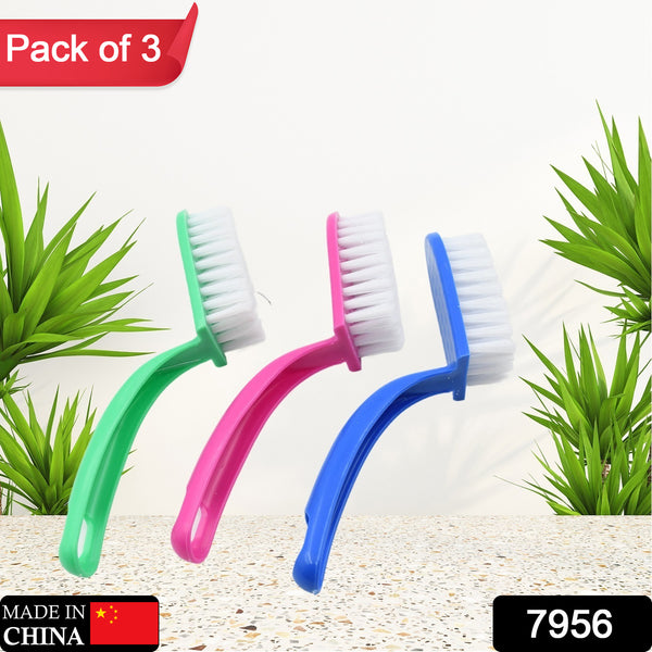 Multi-purpose Kitchen Cleaning Brushes Fish Vegetable Fruit (3 Piece)