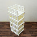 Stackable Foldable Drawer Shelf Storage Organizer Cart 5 Layer (1 Pc)