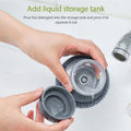 Soap Dispensing Palm Brush Washing Liquid Dish Brush