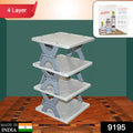 Smart Foldable Shoe Rack Storage Organizer — 4, 6 & 8 Layer (1 Pc)