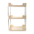3-Tier Multipurpose Storage Organizer Rack & Shelf | Home Kitchen & Bathroom