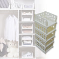 Stackable Foldable Drawer Shelf Storage Organizer Cart 5 Layer (1 Pc)