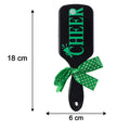 Kids Printed Hair Brush Cute Ribbon Bow Handle Detangling Comb (1 Pc)
