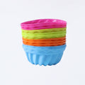 Reusable Silicone Cupcake Mould Set | Non-Stick Baking Cups (12 Pc)