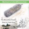 Microfiber Telescoping Feather Duster 100 Inch Extendable Handle