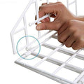 5-Layer Foldable Clothes Storage Rack | Wardrobe Organizer for Socks Scarves & T-Shirts