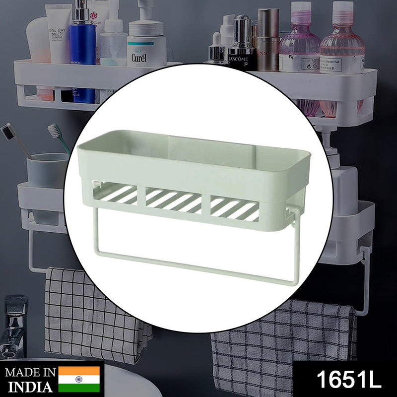 Multipurpose Kitchen & Bathroom Wall Shelf Holder Storage Rack