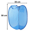 Foldable Mesh Laundry Basket With Handles Large (36x36x58cm)
