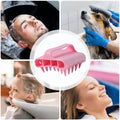 Scalp Massager Shampoo Brush Soft Silicone Hair Washing Comb