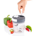 2-in-1 Handy Chopper & Slicer for Fruits Vegetables & Cheese