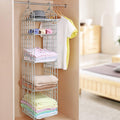 5-Layer Foldable Clothes Storage Rack | Wardrobe Organizer for Socks Scarves & T-Shirts