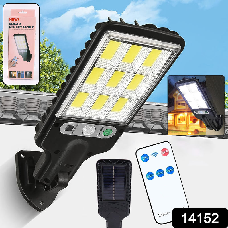 High Power Solar LED Street Light With Motion Sensor & Remote Control