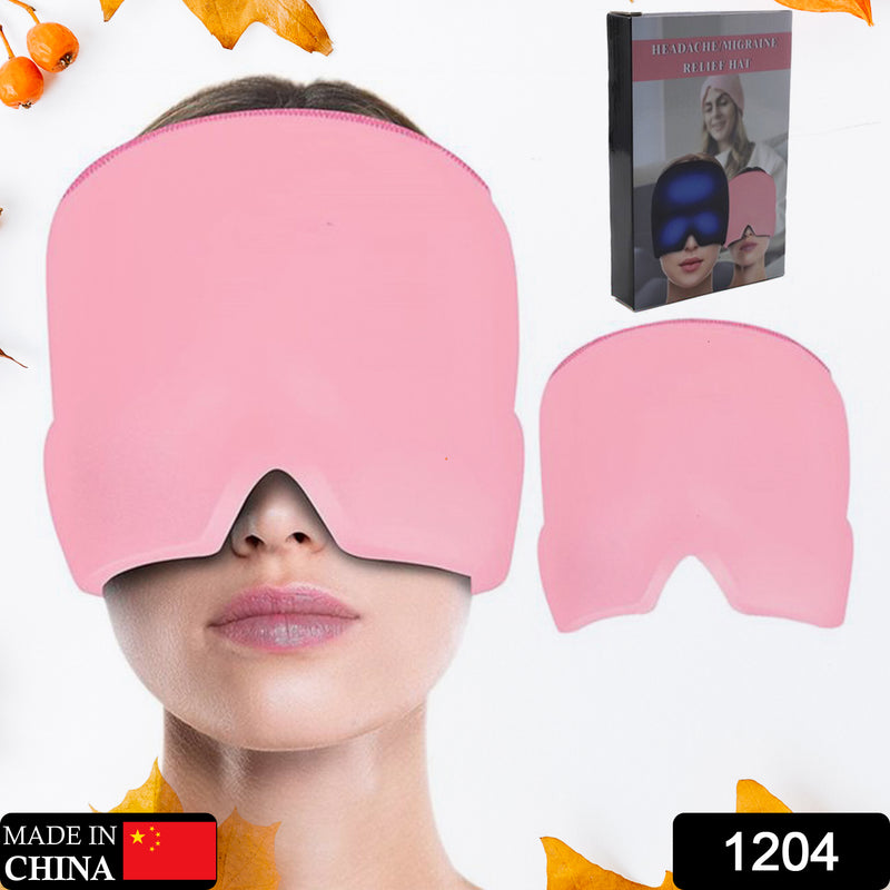Headache Relief Hat Migraine Cap Wearable Ice Head Wrap