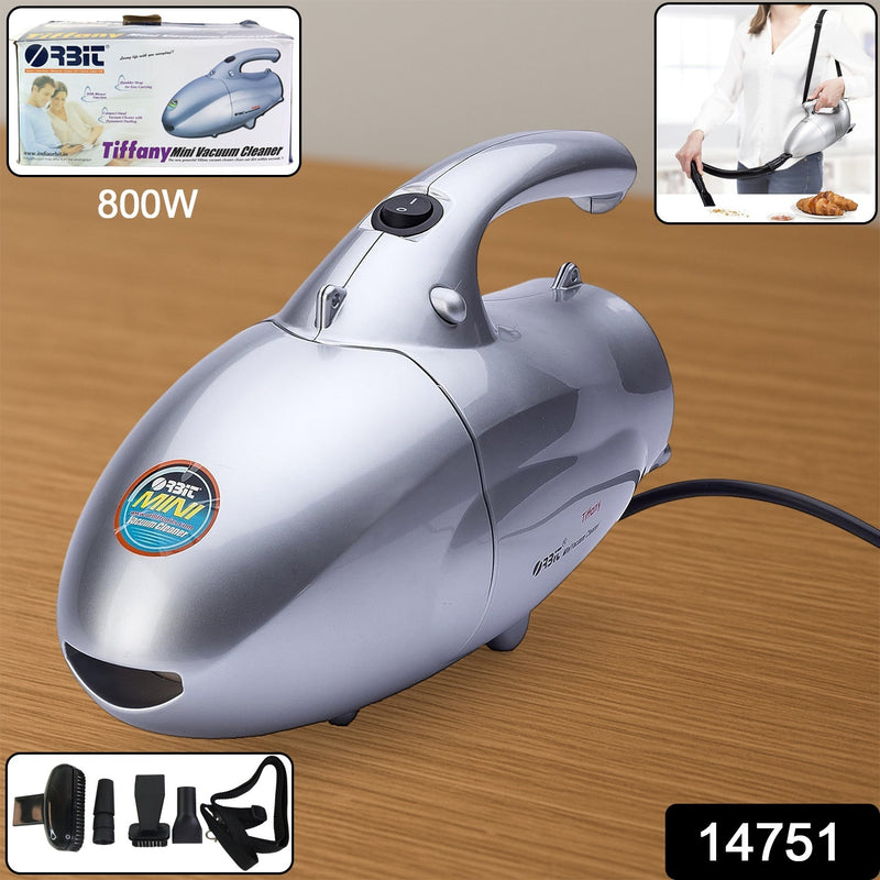 Orbit 800W High Power Handheld Mini Vacuum Cleaner with Attachments