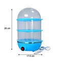 3-Floor Electric Egg Boiler & Food Steamer Cooker