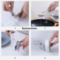 Mix Color Dish Scrubber With Soap Dispenser (1 Handle 3 Refill)