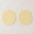 Anti-Slip Silicone Leaf Design Coaster Set | Heat-Resistant Cup Mats (2 Pc)
