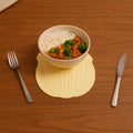 Anti-Slip Silicone Leaf Design Coaster Set | Heat-Resistant Cup Mats (2 Pc)