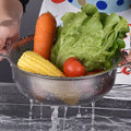 Stainless Steel Collapsible Rice & Vegetable Washing Bowl Strainer