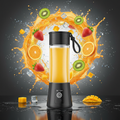 Portable Blender Juicer 400ml – Wireless Charging, 4 Blades, Mini Personal Smoothie Maker